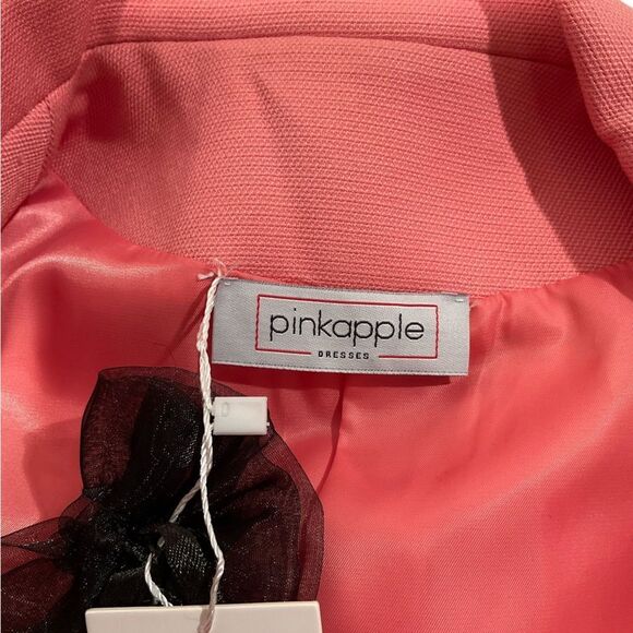 Pineapple Women’s Double Breasted pink Blazer With Gold Buttons Jacket Size M - Picture 8 of 14